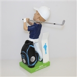 Jordan Spieth 2016 AT&T Byron Nelson Bobblehead with Golf Bag in Original Box