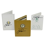 Jack Nicklaus Signed Shoal Creek, Memorial, & Ackerman Hills Scorecards JSA ALOA