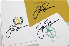 Jack Nicklaus Signed Shoal Creek, Memorial, & Ackerman Hills Scorecards JSA ALOA
