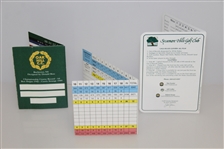Jack Nicklaus Signed Canterbury GC, Oak Hill CC, Sycamore Hills, Scorecards JSA ALOA