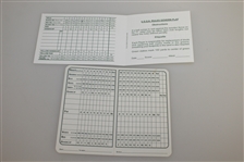 Tom Watson Signed Muirfield Village GC & Kansas City Country Club Scorecards JSA ALOA