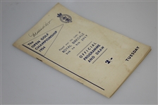 1954 The Open at Royal Birkdale Official Tuesday Programme - Peter Thomson Winner