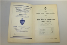 1954 The Open at Royal Birkdale Official Tuesday Programme - Peter Thomson Winner