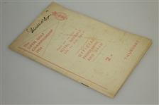1954 The Open at Royal Birkdale Official Thursday Programme & Drawsheet - Peter Thomson Winner