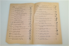 1954 The Open at Royal Birkdale Official Thursday Programme & Drawsheet - Peter Thomson Winner