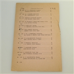 1954 The Open at Royal Birkdale Official Thursday Programme & Drawsheet - Peter Thomson Winner