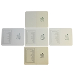 Five Unused Augusta National Golf Club Scorecards - Various Years