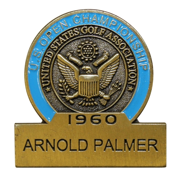 Arnold Palmer 1960 US Open Commemorative Contestant Badge - 2017 US Open Limited!