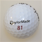 David Graham Signed TaylorMade 81 Logo Golf Ball JSA ALOA