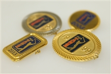 1998, 1999, 2005, & 2013 PGA Tour Member Badges/Pins