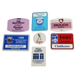Buick Open, Byron Nelson Golf Classic, Hogan, USF & G, Australian PGA, etc Guest Badges