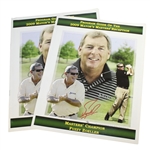 2009 Mayors Masters Reception Program Guide with Fuzzy Zoeller Facsimile Cover - Two 