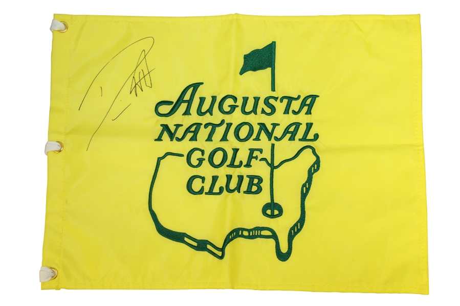 Danny Willett Signed Augusta National Golf Club Embroidered Member Flag PSA/DNA #AG01079