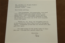 US Vice President Spiro Agnew Signed 4/27/1972 Typed Letter to Doug Sanders PSA/DNA #AG01115