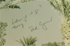 US Vice President Spiro Agnew Signed Photo Where'd it go? Doug? to Doug Sanders JSA #CC14640