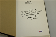 President Gerald Ford Signed 'A Time to Heal' Autobiography to Doug Sanders PSA/DNA #AG00111