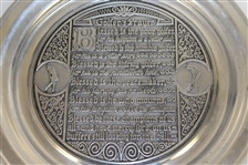 Classic 'Golfers Prayer' Engraved Wilton Pewter Plate 