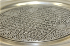Classic 'Golfers Prayer' Engraved Wilton Pewter Plate 