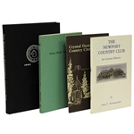 Philadelphia CC, Canoe Brook CC, Crystal Downs CC, & Newport CC Club History Books