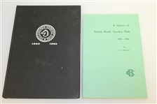 Philadelphia CC, Canoe Brook CC, Crystal Downs CC, & Newport CC Club History Books