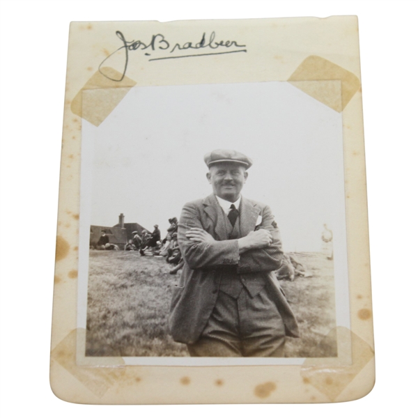 Two Original Snapshots of Early English Golf Pro James Bradbeer