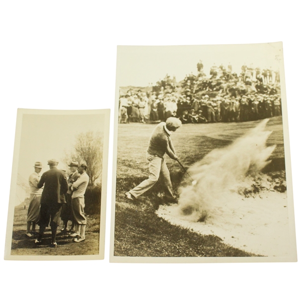 Two Original Jim Barnes Tournament Play Wire Photos
