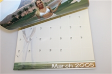 Natalie Gulbis Signed 2005 PGA Tour Professional Calendar JSA ALOA