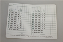 Gary Player Signed Augusta National Scorecard with Three Masters Wins Notation JSA ALOA