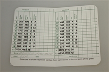 Arnold Palmer Signed Augusta National Scorecard JSA ALOA
