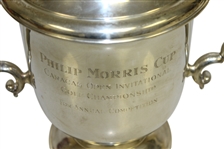  1960's Philip Morris Cup Caracas, Ven. Open Inv. Sterling Silver Loving Cup Trophy With Lid