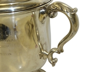  1960's Philip Morris Cup Caracas, Ven. Open Inv. Sterling Silver Loving Cup Trophy With Lid