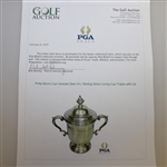 1960's Philip Morris Cup Caracas, Ven. Open Inv. Sterling Silver Loving Cup Trophy With Lid