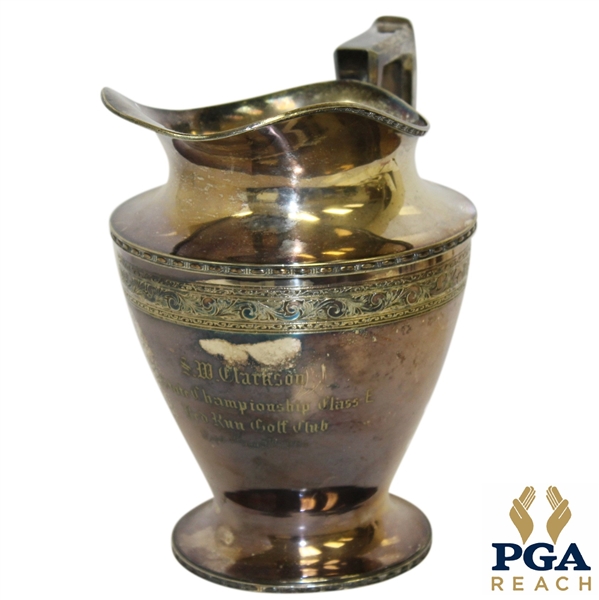 1924 SW Clarkson State Championship Class E Silver Pitcher Trophy - Red Run Golf Club
