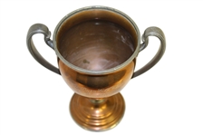 1907 Wee Burn Golf Club Mixed Foursome Reed & Barton Copper Plate Pewter Loving Cup Trophy