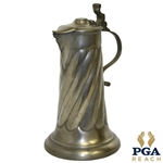 1902 Turnaway Brook GC Pewter Trophy Pitcher - Mixed Foursome Medal Play Tournament