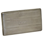 1935 Bethpage Blue (Tilly Design) Exhibition Match Silver Cigarette Case Engraved & Given to Vic Ghezzi