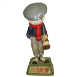 1950's Dunlop Golf Ball Caddie We Play Dunlop Advertising Figural Point Of Purchase Display
