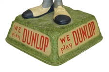 1950's Dunlop Golf Ball Caddie We Play Dunlop Advertising Figural Point Of Purchase Display