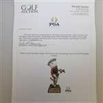 1950's Dunlop Golf Ball Caddie We Play Dunlop Advertising Figural Point Of Purchase Display