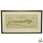 The Old Course at St.Andrews Map Surveyed & Depicted By Alister MacKenzie - March 1924