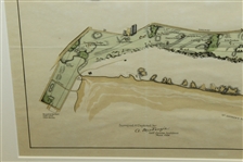 The Old Course at St.Andrews Map Surveyed & Depicted By Alister MacKenzie - March 1924