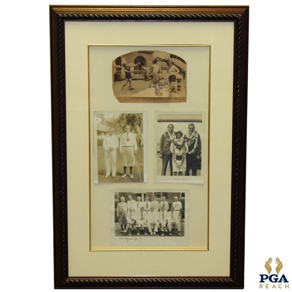 Original 1931 U.S. Ryder Cup Team Photo with Others Inc. Sarazen, Armour, & Burke - Framed