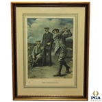 JH Taylor, James Braid, & Harry Vardon The Triumvirate Limited Edition Lithograph 256/300 - Framed
