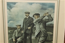 JH Taylor, James Braid, & Harry Vardon 'The Triumvirate Limited Edition Lithograph 256/300 - Framed
