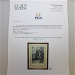 JH Taylor, James Braid, & Harry Vardon 'The Triumvirate Limited Edition Lithograph 256/300 - Framed