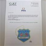 1967 Ryder Cup at Champions GC 17th Biennial Matches Ticket #3565 - Impeccable Condition - Hogan Captain