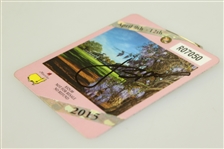 Jordan Spieth Signed 2015 Masters Badge #R07050 - Great Signature FULL JSA #Z00684