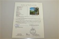 Jordan Spieth Signed 2015 Masters Badge #R07050 - Great Signature FULL JSA #Z00684