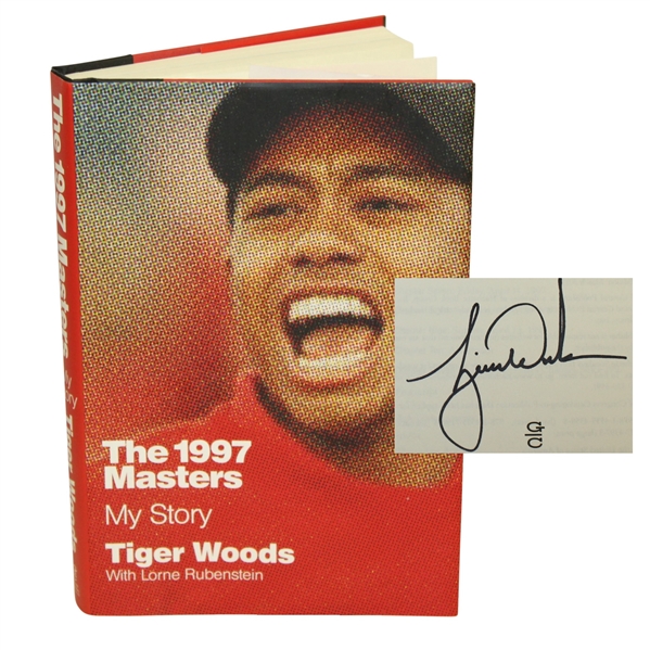 Tiger Woods Signed The 1997 Masters: My Story Book FULL JSA #Z87409