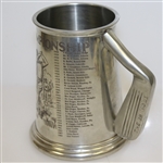 19th Hole American Open Championship Pewter Golf Tankard - US Open Winners Listed